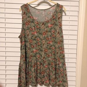 Latched Mama nursing tank 2XL
Floral design
Very comfortable and flattering